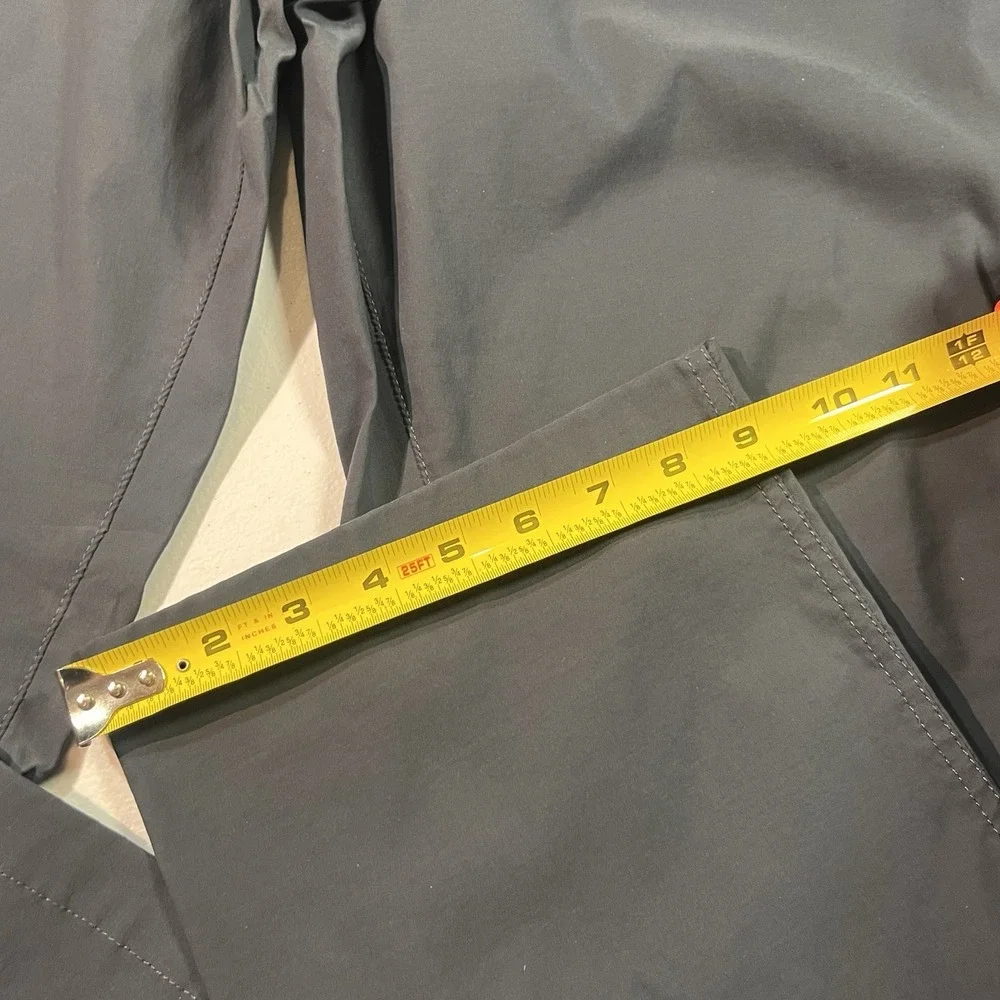Eddie Bauer Pants‎ Mens 38x32 Gray Nylon Stretch Hiking Cargo Pocket Performance